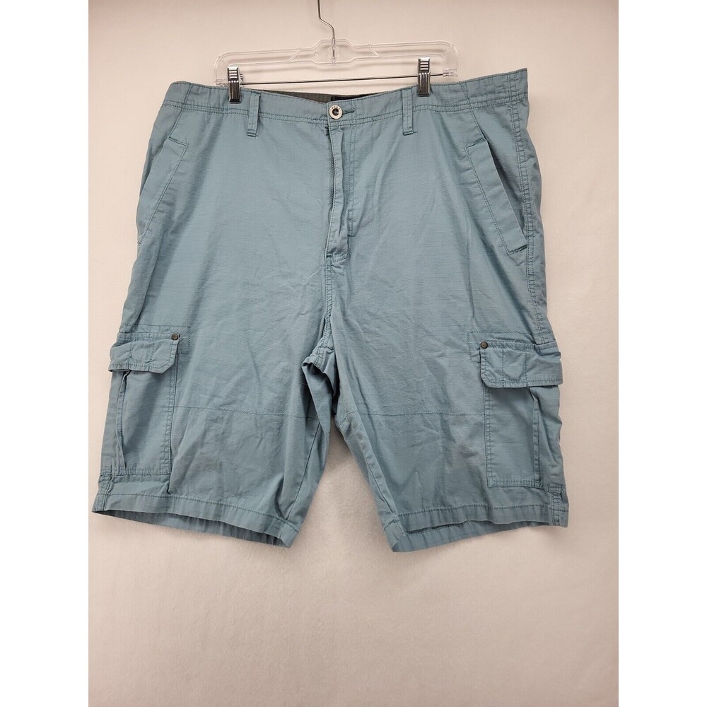 pd&c SHORTS MEN'S SIZE 42 CARGO HIKING FISHING CAMPING WALKING BERMUDA BLUE